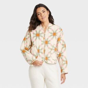 target universal thread quilted bomber